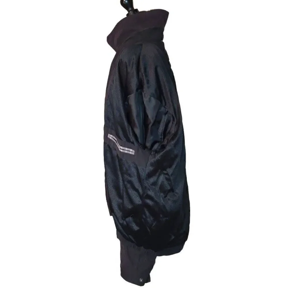 London Fog Men’s Auburn Zip-Front Golf Jacket Dark Brown Large